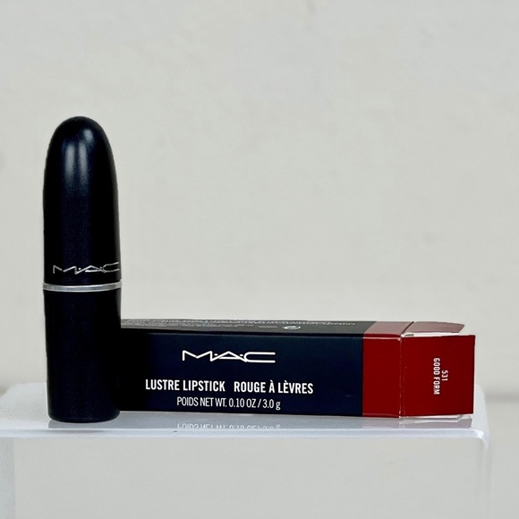 MAC Lustre Lipstick in Color: Good Form NEW in Box NIB - Picture 2 of 4